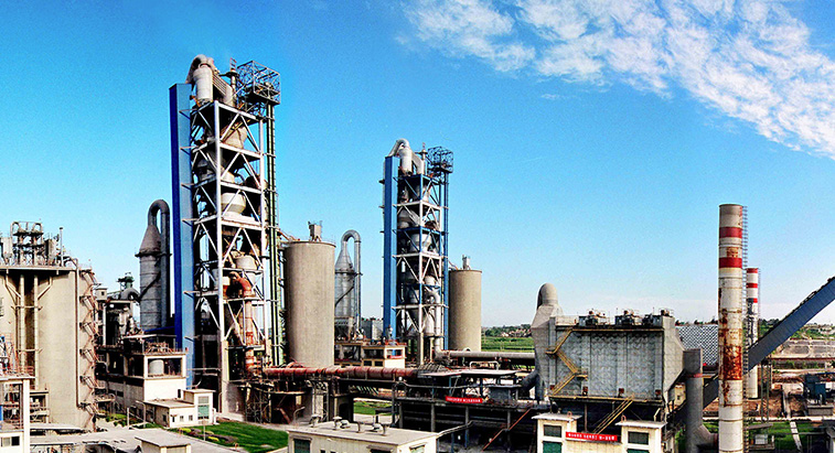 水泥生产线全景